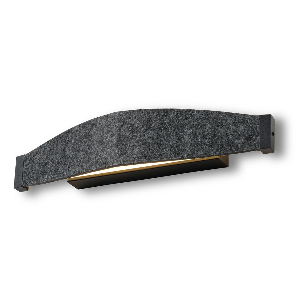 OSRAM DECOR Flat Felt Wandleuchte 13W 830 Dunkelgrau