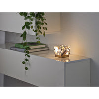 OSRAM DECOR Gleam Akku Tischleuchte, 2W Touch CCT, dimmbar, weiß