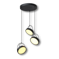 OSRAM DECOR Puck 3xPendelleuchte PL 36W Schwarz