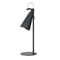 OSRAM Decor Bell Tischleuchte E27 Schwarz, Tischlampe, Metall, PCR, mit flexibel einstellbarem Leuchtenschirm