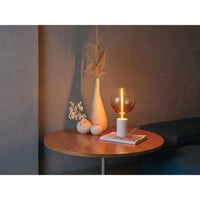 OSRAM DECOR Marble Base Tischleuchte Dim E27 Weiß