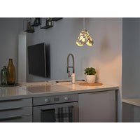 OSRAM DECOR Gleam Pendelleuchte Flower E27 Weiß
