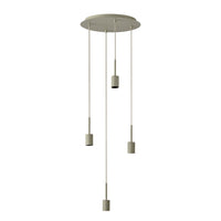 OSRAM DECOR Needle Pendelleuchte Plate Beige 4xE27