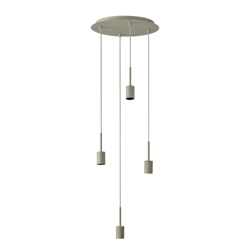 OSRAM DECOR Needle Pendelleuchte Plate Beige 4xE27