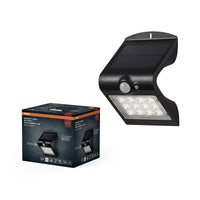 OSRAM ENDURA BUTTERFLY Solar-Flutlicht, schwarz, 1,5W, 200lm, Bewegungs- & Lichtsensor, Outdoor-Leuchte, Batterie aufladbar, lange Lebensdauer, einfache Montage, IP65, 4000K