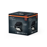 OSRAM ENDURA BUTTERFLY Solar-Flutlicht, schwarz, 1,5W, 200lm, Bewegungs- & Lichtsensor, Outdoor-Leuchte, Batterie aufladbar, lange Lebensdauer, einfache Montage, IP65, 4000K