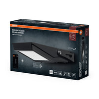 OSRAM ENDURA LED-Flutlicht Flood Solar, 10W, solarbetrieben, eingebauter Sensor, kaltweißes Licht, Fernbedienung, lange Batterielaufzeit bis zu vier Stunden bei voller Helligkeit, Schutzklasse IP65