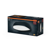 OSRAM ENDURA Style Wide LED-Außenleuchte, klassische Eingangsbeleuchtung mit moderner Lichttechnik in Dunkelgrau, IP44-Schutz, für Außenbereiche