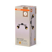 OSRAM DECOR Spot Hornet Deckenleuchte 2X2.8W, E14, 250lm, 2700K, Schwarz