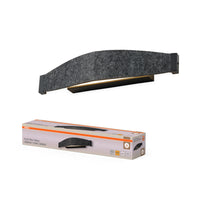 OSRAM DECOR Flat Felt Wandleuchte 13W 830 Dunkelgrau