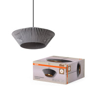 OSRAM DECOR Stripes Pendelleuchte 1xE27 Dunkelgrau