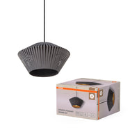 OSRAM DECOR Stripes Pendelleuchte 1xE27 Dunkelgrau