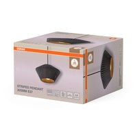OSRAM DECOR Stripes Pendelleuchte 1xE27 Dunkelgrau