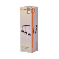 OSRAM DECOR Hornet Pendelleuchte Linear 3xE27 Schwarz