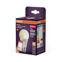 OSRAM SMART+ ZIGBEE Classic Dimmable in A-Form, LED-Lampe, Matt, 9 W, 806 lm, 2700 K, Wifi, Google Assistant, Amazon Alexa, Smartspeaker-Kompatibel, Dimmbar, CRI 80
