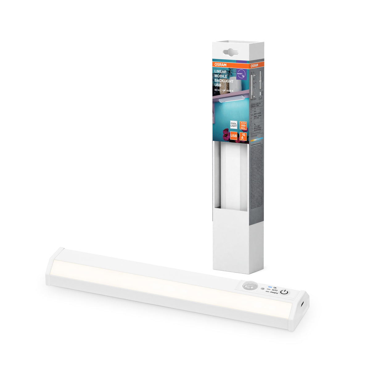 OSRAM LINEAR Mobile LED-Unterbauleuchte mit Sensor 200mm