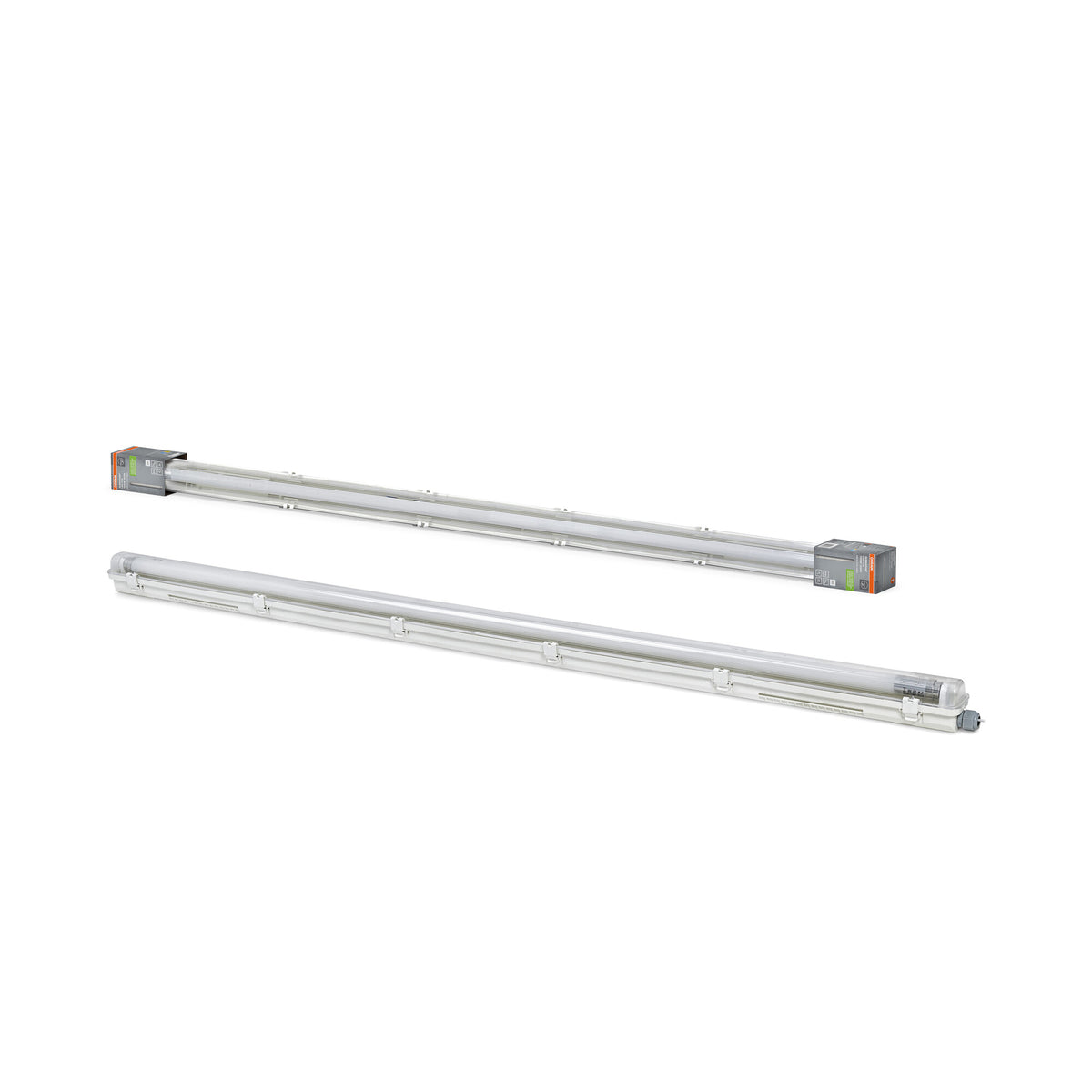 OSRAM SUBMARINE® NATURE LOOP Feuchtraum-Leuchte mit LED-Röhre, weiß, 20W, 2300lm, kaltweiß, staubdicht, strahlwassergeschützt, 40. 000 Stunden, energiesparend, Tageslichtsensor, Bewegungsmelder