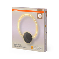 OSRAM DECOR Aura Wall Wandleuchte, 10W, 3000K, 800lm, Click Select