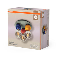 OSRAM DECOR Bubble Ceiling Deckenleuchte, 3-flamming, E27, Multicolor