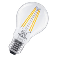 OSRAM SMART+ MATTER Filament Classic shapes Dimmable in A-Form, LED-Lampe, Glas, klar, 6 W, 806 lm, 2700 K, Matter, Smartspeaker-Kompatibel, Dimmbar