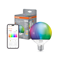 OSRAM SMART+ MATTER Classic shapes Multicolor in Globus-Form, LED-Lampe, Matt, 14 W, 1521 lm, von 2700 bis 6500 K, Matter, Smartspeaker-Kompatibel, Dimmbar
