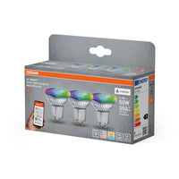 OSRAM SMART+ MATTER Spot Multicolor in PAR16-Form, LED-Spot, Glas, 4,7 W, 350 lm, von 2700 bis 6500 K, Matter, Smartspeaker-Kompatibel, Dimmbar