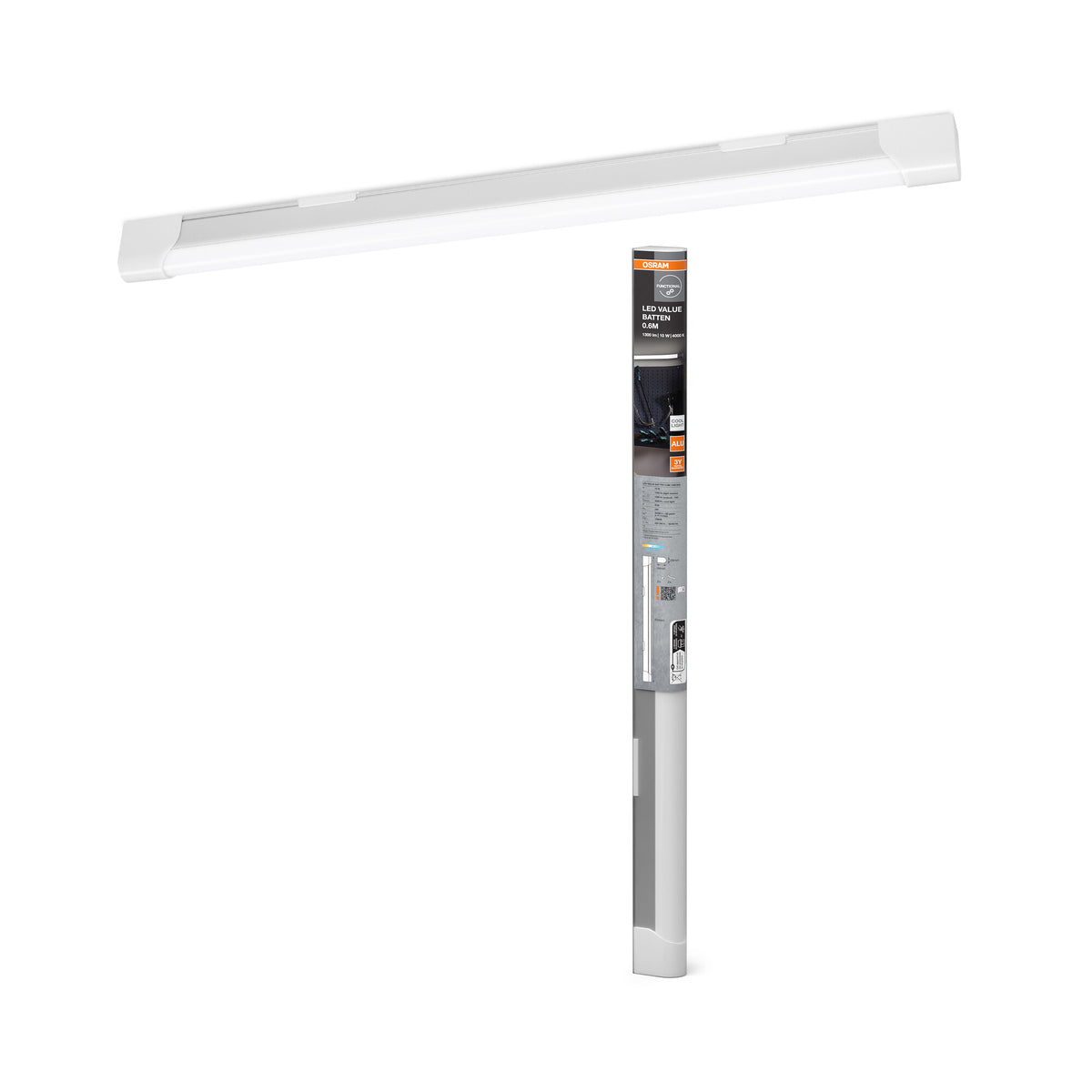 OSRAM Value Batten LED Lichtleiste 600mm 4000K 10W