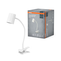 OSRAM Office Line Klemmleuchte mit Flexarm GU10 Weiß