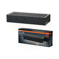 OSRAM ENDURA STYLE BRICKLUME Sensor, Solarleuchte, 6W, 850lm, dunkelgrau, indirekte Beleuchtung, Bewegungsmelder, Tageslichtsensor, IP65 Schutzklasse, 3. 000K Farbtemperatur, warmweiße Lichtfarbe