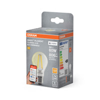 OSRAM SMART+ MATTER Filament Classic shapes Dimmable in A-Form, LED-Lampe, Glas, klar, 6 W, 806 lm, 2700 K, Matter, Smartspeaker-Kompatibel, Dimmbar