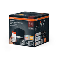 OSRAM SMART+ WiFi Brick LED Wandleuchte Up/Down Dunkelgrau, 14W, 550lm, RGB+W 3000K, WiFi, Alexa, IP44 Außen