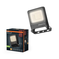 OSRAM ENDURA FLOOD PC 20W LED-Fluter, 3000K warmweiß, 1800 Lumen, IP65 Flutlicht,110° Abstrahlwinkel, 90 lm/W, Grau