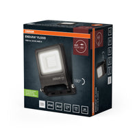 OSRAM ENDURA FLOOD PC 20W LED-Fluter, 4000K kaltweiß, 1800 Lumen, IP65 Flutlicht für Außenbereiche, 110° Abstrahlwinkel