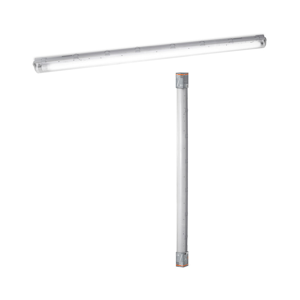 OSRAM LED Feuchtraum-Leuchte, Kaltweiß, 1565 mm x 72,0 mm x 86,0 mm, SubMARINE Mit 1x Wechselbarer Led Röhre 1,5m Länge