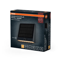 OSRAM Endura Style Solar LED Wandleuchte Fin, 10,2W, 3000K warmweiß, 890 lm, PIR Sensor, IP54, 18 Tage Akku