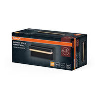 OSRAM Endura Style LED Wandleuchte Robust, 12W, 3000K warmweiß, 1000 lm, IP54, Aluminium dunkelgrau