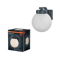 OSRAM Endura Classic LED Wandleuchte Erda, E27 Fassung, IP54, Aluminium dunkelgrau, Smart+ kompatibel