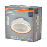 OSRAM Ceiling Fan Encapsulate Deckenventilator, 49W, 3000lm, 2700-6500K, Weiß