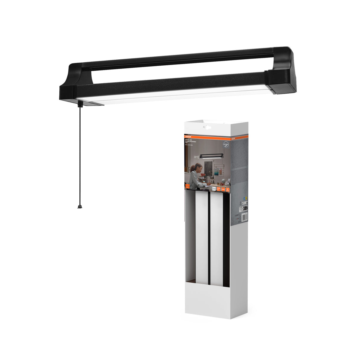 OSRAM Office Line Arbeitsplatzleuchte, sw, 24W, 2700lm