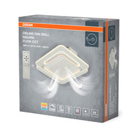 OSRAM LED Deckenventilator Square 55W CCT Weiß 3000K-6500K