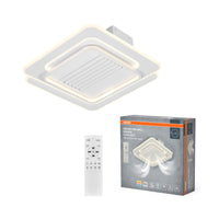 OSRAM LED Deckenventilator Square 55W CCT Weiß 3000K-6500K