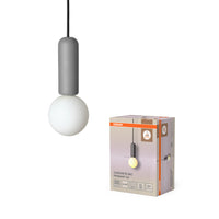 OSRAM DECOR Concrete Mic Pendelleuchte 1xG9 Dunkelgrau