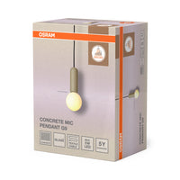 OSRAM DECOR Concrete Mic Pendelleuchte 1xG9 Beige