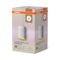 OSRAM DECOR Plaster Routes Tube Pendelleuchte 1xE27 Weiß