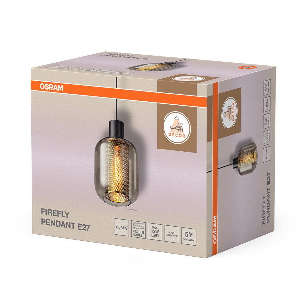 Decor Firefly Pendant E27 Black