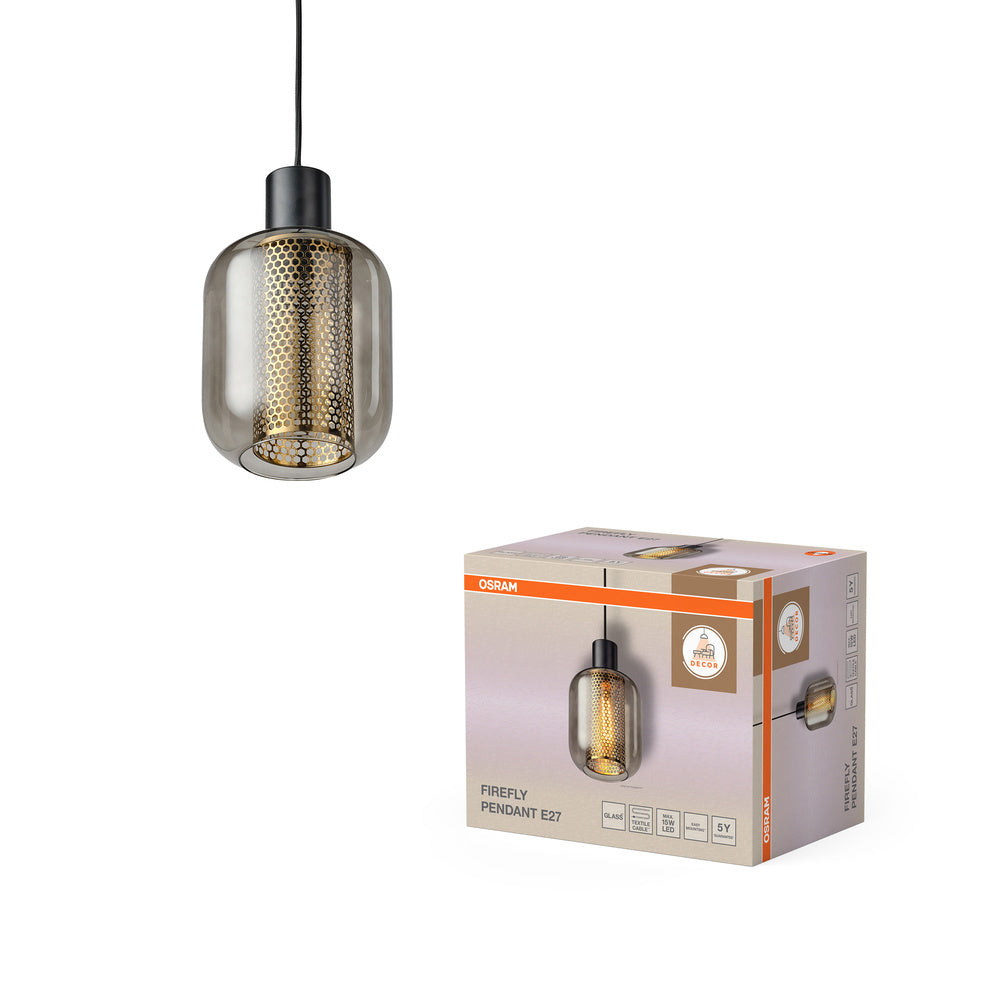 Decor Firefly Pendant E27 Black