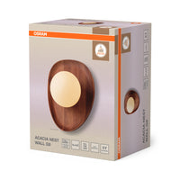OSRAM DECOR Acacia Nest Wandleuchte 1xG9 Braun