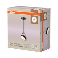 OSRAM DECOR Puck Pendelleuchte 12W Schwarz