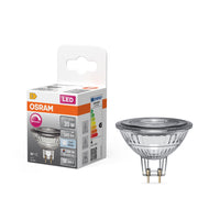 OSRAM Dimmbare MR16 LED Reflektorlampe mit GU5.3 Sockel, Kaltweiss (4000K), 3.4W, Ersatz für 35W-Reflektorlampe, LED SUPERSTAR MR16 12 V