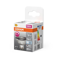 OSRAM Dimmbare MR16 LED Reflektorlampe mit GU5.3 Sockel, Kaltweiss (4000K), 3.4W, Ersatz für 35W-Reflektorlampe, LED SUPERSTAR MR16 12 V